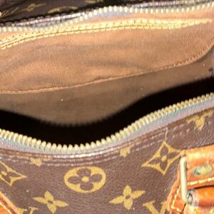 Louis Vuitton Brown and Gold Monogram Bag